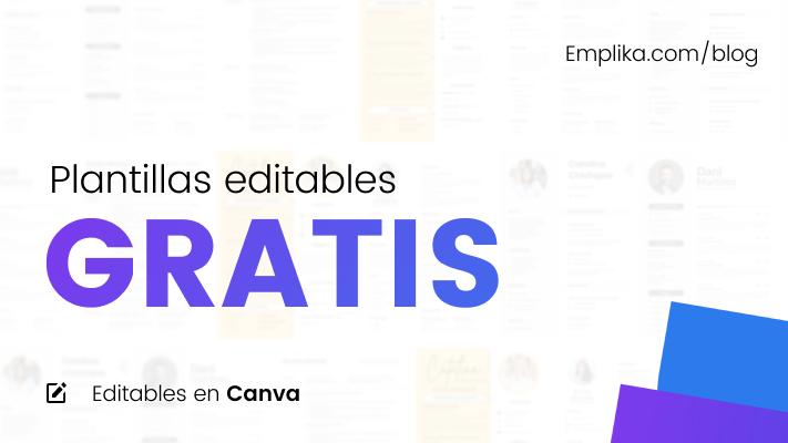 Las 5 mejores plantillas de CV editables en Canva (¡y gratis!)